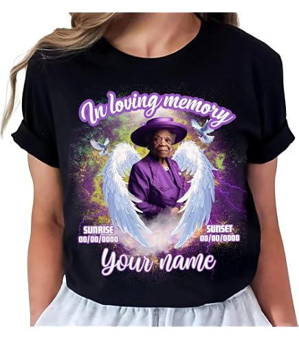 OHWILD Custom in Loving Memory T Shirts, Memorial Day T Shirts